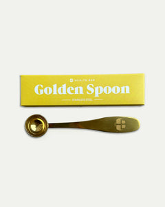 Health Bar Matcha Golden Spoon // Matcha Messlöffel