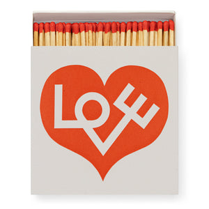 Archivist Gallery Square Matchbox - LOVE