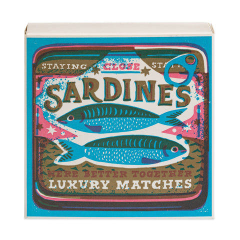 Archivist Gallery Square Matchbox - SARDINES