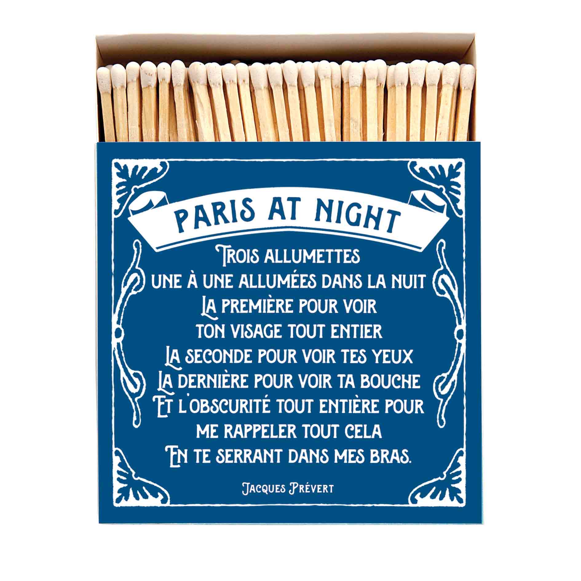 Archivist Gallery Square Matchbox - PARIS AT NIGHT