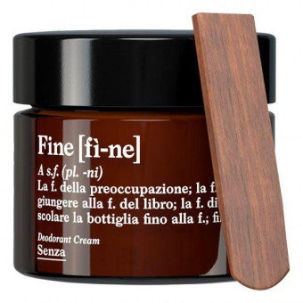 Fine Deodorant 50g Jar Senza / Creme Deodorant ohne Natron / duftneutral